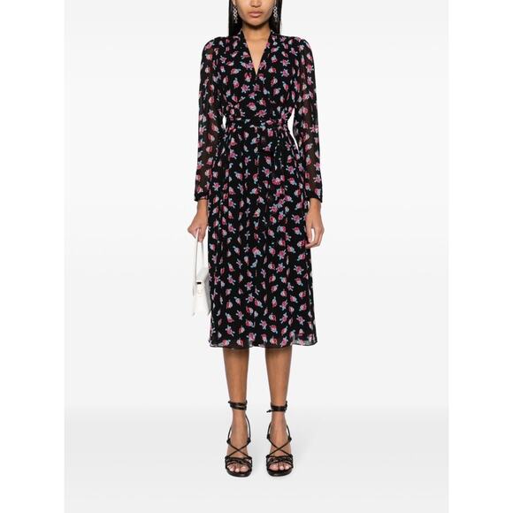 DVF Diane von Furstenberg Erica floral-print midi dress Size 0 - Picture 6 of 11